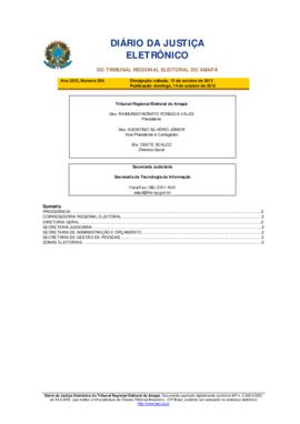 Diário da Justiça Eletrônico nº 209/2012