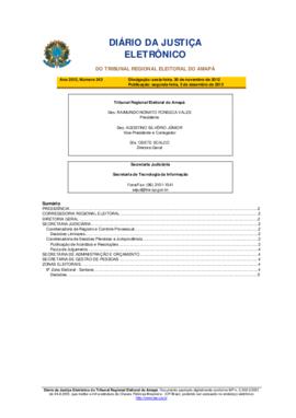 Diário da Justiça Eletrônico nº 243/2012
