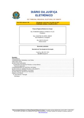 Diário da Justiça Eletrônico nº 126/2012