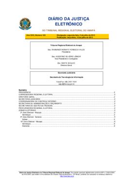 Diário da Justiça Eletrônico nº 129/2012