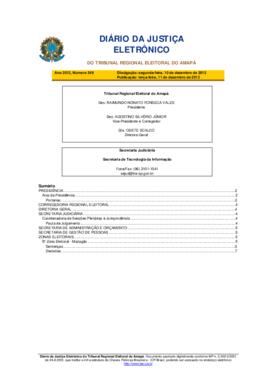 Diário da Justiça Eletrônico nº 249/2012