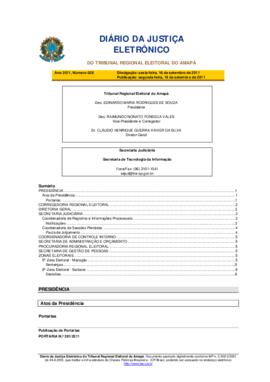 Diário da Justiça Eletrônico nº 028/2011