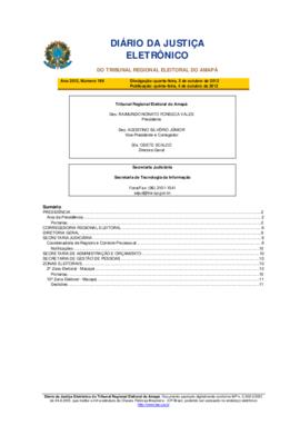 Diário da Justiça Eletrônico nº 199/2012