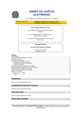 Diário da Justiça Eletrônico nº 47/2011