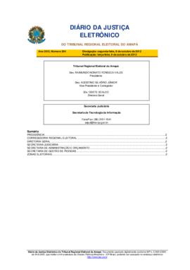 Diário da Justiça Eletrônico nº 204/2012