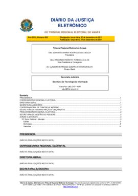 Diário da Justiça Eletrônico nº 093/2011