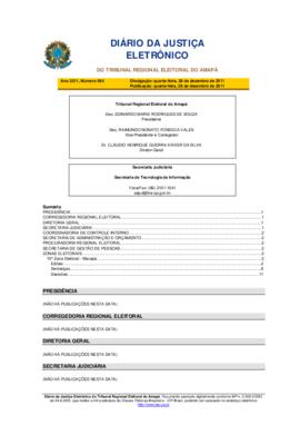 Diário da Justiça Eletrônico nº 094/2011