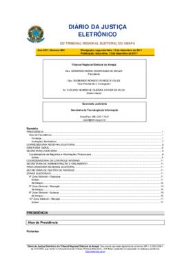 Diário da Justiça Eletrônico nº 084/2011